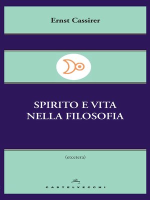 cover image of Spirito e vita nella filosofia